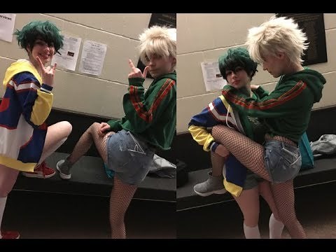 BakuDeku goes to a rave ( My hero Academia Cosplay)