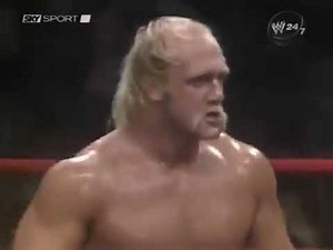 Hulk Hogan (c) vs George "The Animal" Steele W/ Mr. Fuji (WWF Championship Wrestling 8/10/84)