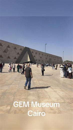 e museum is absolutely spectacular, but it’s a bizarre contrast to see such a high-tech structure still using a manual paper-and-pen system for audio guides. It’s actually a bit nerve-wracking because they take your physical passport as collateral just to hand-write your details on a ledge. You’d think a multi-billion dollar facility would have a computerized system by now, but the old-school process is definitely a unique part of the experience. #GEM #egypt #cairo #travel @Grand Egyptian Museum