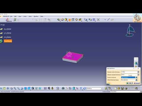 SHELL COMMAND ll BASIC TUTORIAL ll CATIA V5