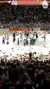 "Sweet, cuddly mayhem!" Thousands of teddy bears and stuffed toys flooded a Hershey Bears hockey game for their annual "Teddy Bear Toss." | Cape Cod Times