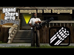 GTA SA Definitive Edition - How to get a Minigun at the beginning