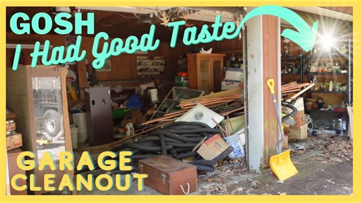 Gosh, I had good taste | Garage cleanout at the old house | Crazy Lamp Lady