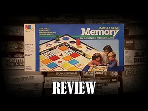 Ep. 335 Match and Move Advanced Memory Board Game Review (Milton Bradley 1986)
