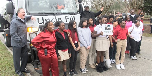 Meet ‘Uncle Fill:’ Middle school student names new Savannah pothole repair truck