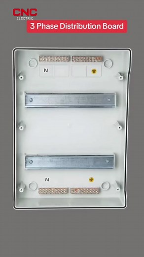 3 phase distribution board connection by using MCB and RCCB#mcb #rccb #distributionboard #electricalwiring #electricalwork #electric #cncelectric #fyp