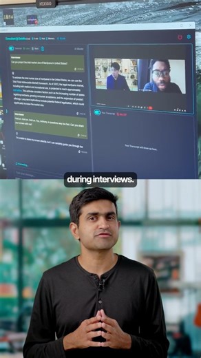 Hackonomics on Instagram: "Tech interviews have turned into a game of cat and mouse. As companies get stricter, candidates are getting infinitely more creative with how they cheat. In this video, we look at the funniest (and most alarming) ways developers are bypassing proctoring systems right now: 📷 The "Forehead" Tilt: Tilting webcams up so the proctor only sees a forehead, while the candidate screenshots questions into ChatGPT on the bottom half of the screen. 💬 Code Comment Chat: Giving re