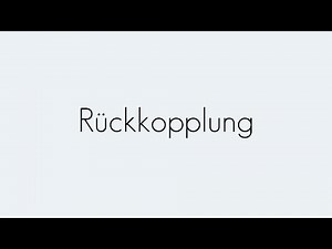 Rückkopplung | Operationsverstärker | Begriffserklärung