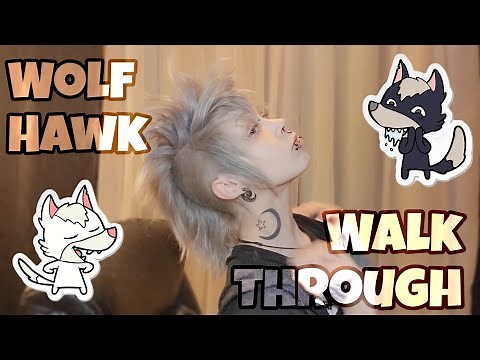 WOLFHAWK Quick Tutorial: Haircut Walkthrough Alt Goth Mohawk/Pixiehawk/Dethhawk