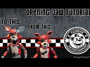 Fnaf action Figure Jaw Opening Tutorial (Reupload with Captions)