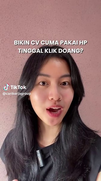 Cara Mudah Bikin CV Profesional Lewat HP