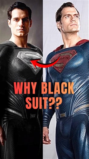Why Superman's Black Suit Makes Him Look SO Strong!