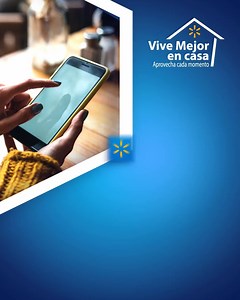 Ocúpate de tu bienestar; nosotros, de llevar tu súper. Haz tus compras desde la app Walmart México y Vive Mejor en casa. Descárgala ya. 📱 | Walmart México
