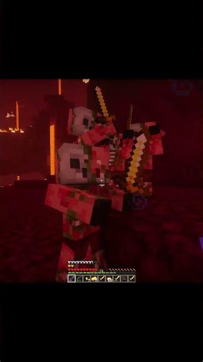 Legends aren’t born—they’re forged in Piglin blood. #minecraft #minecraftgameplay #gaming