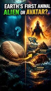 Earth’s First Animal: Alien or Avatar? 🤯 #facts #sanatandharma