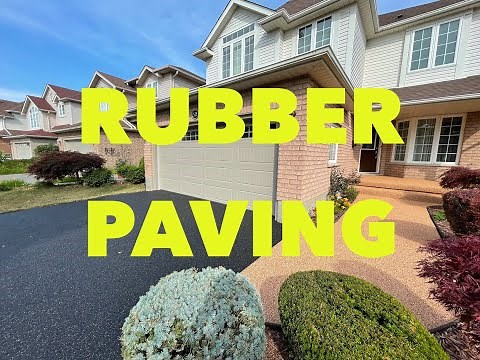 RecycledRubber Driveway Installation - Rubber Paving