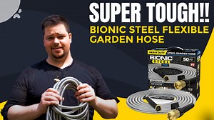 Watch Bionic Stainless Steel garden hose - Super tough & flexible on Amazon Live