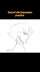 God of Life expression practice — digital art animatic tips