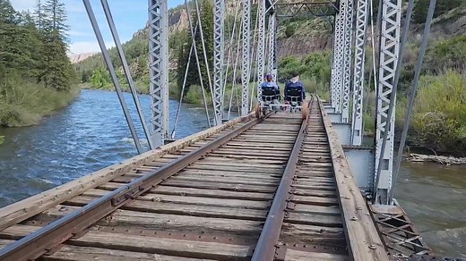 7.6K reactions · 2.2K shares | COLORADO RAILBIKING | Riders on the South Fork Run enjoy a gorgeous ride alongside the Rio Grande, featuring spectacular views of the surrounding terrain and vistas. | Revolution Rail | Facebook