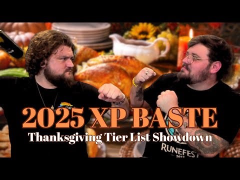 2025 XP BASTE - THANKSGIVING FOOD TIER LIST