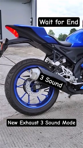 World First 3 Sound Mode Exhaust install Yamaha R15 V4 Modified #shorts #exhaust #r15v4 #ajshohan