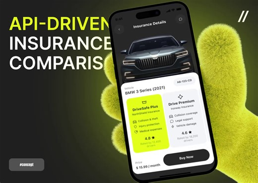 Insurance Toolkit Mobile iOS App Design