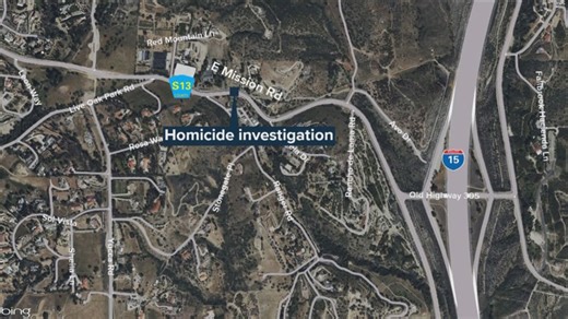 San Diego County Sheriff's Office investigates homicide in Fallbrook