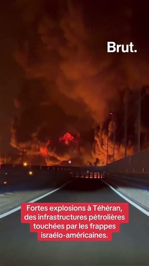 Les impressionnantes images en provenance de Téhéran en Iran durant la nuit