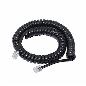 [Hot Item] 2m 3m 5m Rj9 Cable Flat Telephone Handset Curlycoiled Spiral Cord Cables