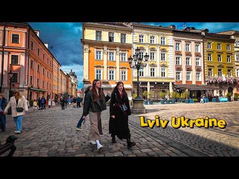 Ukraine, Walking around Lviv - Overview of the central part of the city