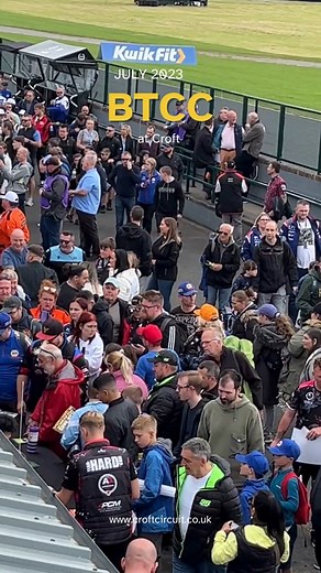 5.5K views · 15 reactions | #BTCC 2023 at Croft Can you spot yourself in the crowd? 朗 #BTCC #Touringcars #croftcircuit #thursdaythrowback | Croft Circuit | Facebook