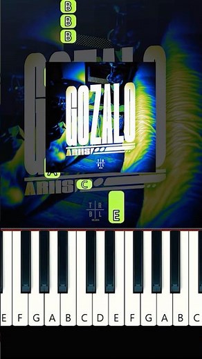GOZALO - Ariis (EASY BEGINNER Piano Tutorial)