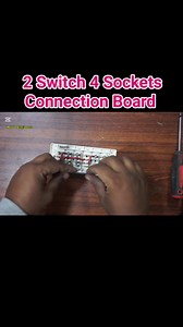 2 Switch 4 Sockets Connection Board | How 2 Engineers | Facebook