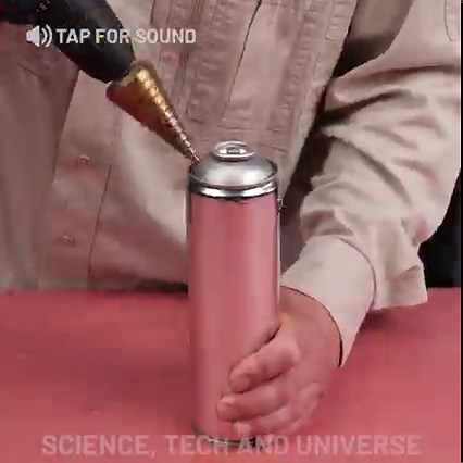 514K views · 1.2K reactions | Refinish Aerosol Can Into Sandpistol | Science, Tech and Universe | Facebook