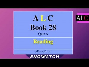 ALC BOOK 28 Quiz A Reading with answers in the description