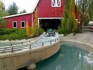 Log Flume ride filling up 3