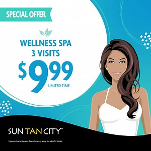 58 reactions · 13 shares | Relax & unwind with our Wellness Spa, your new favorite one-stop self-care spot! Get 3 visits for ONLY $9.99! Limited time. | Sun Tan City | Facebook