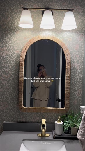 Transform Your Powder Room with Elegant Wallpaper