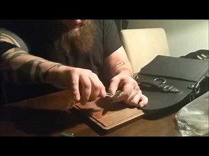 How to install rivets (eyelets) in leather belts