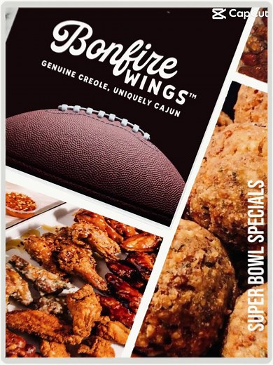 Super Bowl Sunday eats 🍗🏈 Big wing & boudin bundles ready for your watch party. Order Online — FREE delivery available. 📲 BonfireWings.com/menu #BonfireWings #SuperBowlLX #GameDayFood