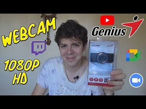 WEBCAM GENIUS ECAM 8000 | Unboxing y test