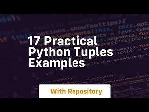 17 practical python tuples examples