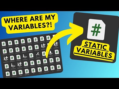 Unity C# STATIC VARIABLES - acces your variables EVERYWHERE