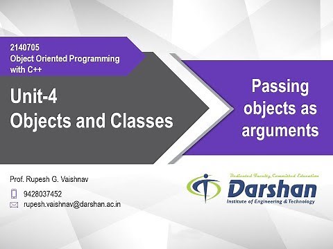4.04 Passing Object as Arguments