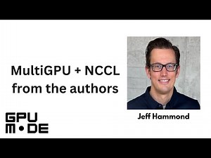 MultiGPU + NCCL from the authors