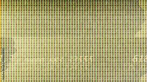 Television glitch abstract background, disconnected cable tv, scrambled and protected digital broadcast signal for modern technology concept Stock Video