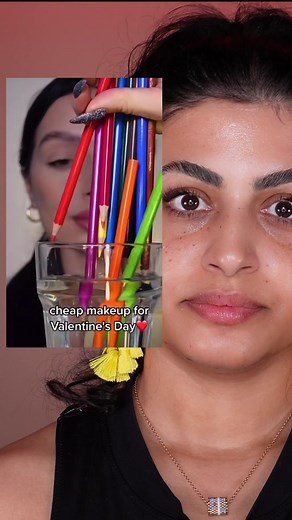 DIY Color Pencil Makeup Tutorial | Easy Face Coloring Using Pencils