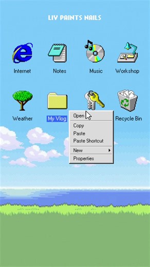 take me back to windows 98 and a desktop computer, i’ve had enough of the existential crisis rectangle 😭📱 #nailart #nailtech #2000s #capcut #fyp