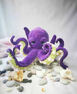Crochet Octopus Pattern: Amigurumi Kawaii Plush Toy (PDF Tutorial) - Etsy