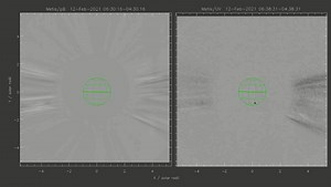 Metis running difference views of February 2021 CME